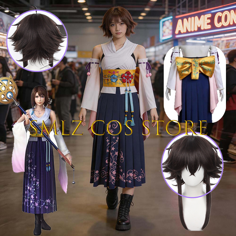 Smlz FFX Yuna Cosplay Anime FF – Anime Cosplay Ladies recenzja i cena