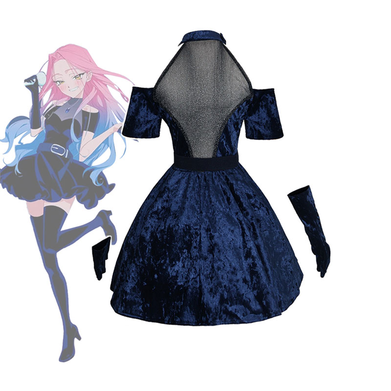 Mizi Cosplay Anime Strój Obceg – Anime Cosplay Blue Hair recenzja i cena