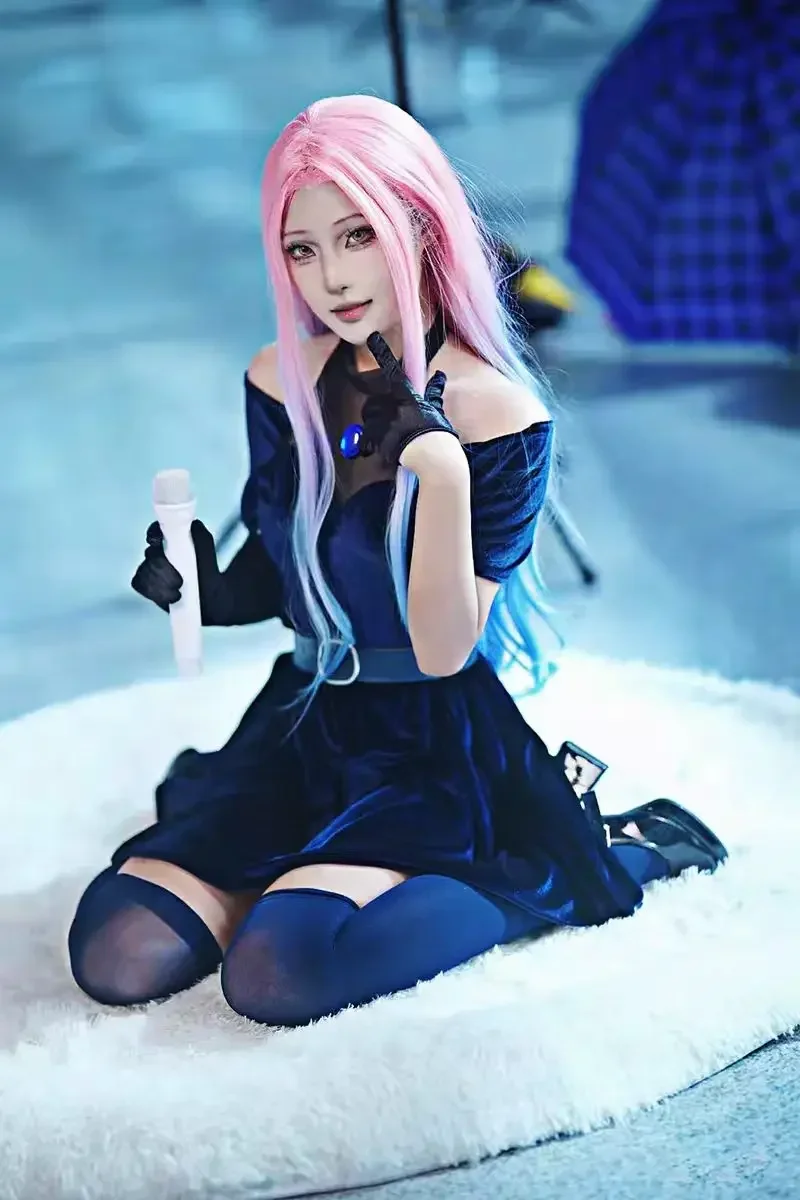 Kostium cosplay Mizi z 2026 ro – Anime Cosplay Blue Hair recenzja i cena